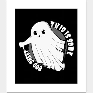 This is some boo sheet - Funny Halloween Design Posters and Art